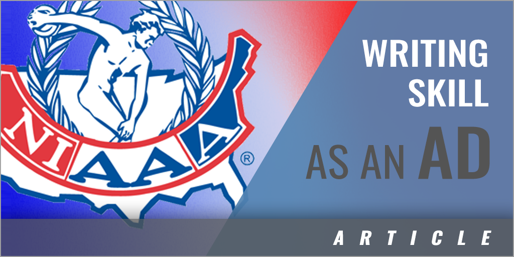 Improving the Skill of Writing for Athletic Administrators