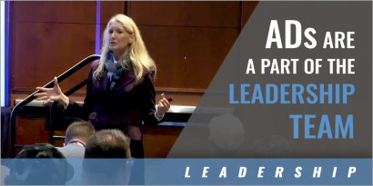 ADs are a Pivotal Part of a School's Leadership Team