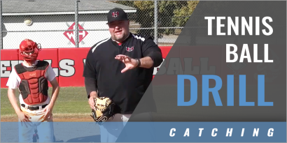 Catcher's Tennis Ball Drill
